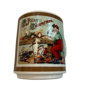Vintage 1985 Enesco “The Santa Claus Shoppe” Mug – St. Nicholas Circa 1910